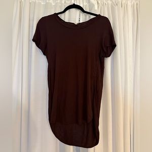 Burgundy aritiza loose fitting top
